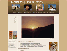 Tablet Screenshot of noblejourneys.com